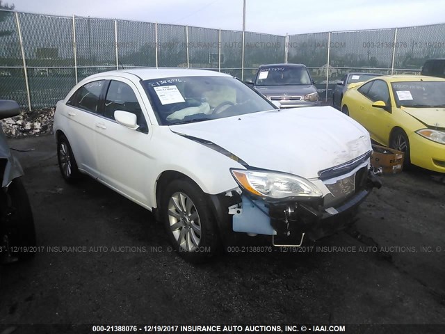 1C3CCBBB8DN602379 - 2013 CHRYSLER 200 TOURING WHITE photo 1