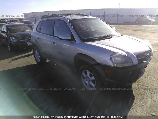 KM8JN72D95U152594 - 2005 HYUNDAI TUCSON GLS/LX SILVER photo 1