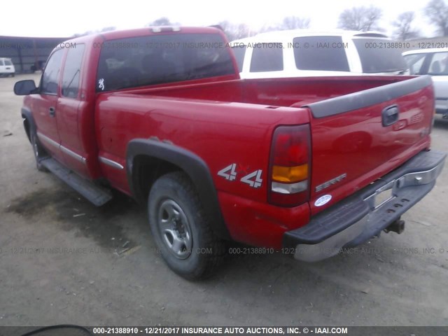 2GTEK19T311226378 - 2001 GMC NEW SIERRA K1500 RED photo 3