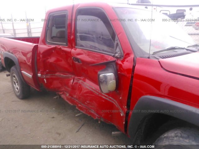 2GTEK19T311226378 - 2001 GMC NEW SIERRA K1500 RED photo 6