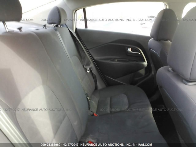 KNADM4A3XF6468925 - 2015 KIA RIO LX Արծաթագույն լուսանկար 8