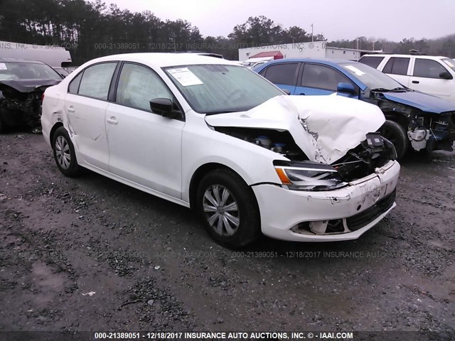3VW2K7AJ0DM266864 - 2013 VOLKSWAGEN JETTA S 白色 照片 1