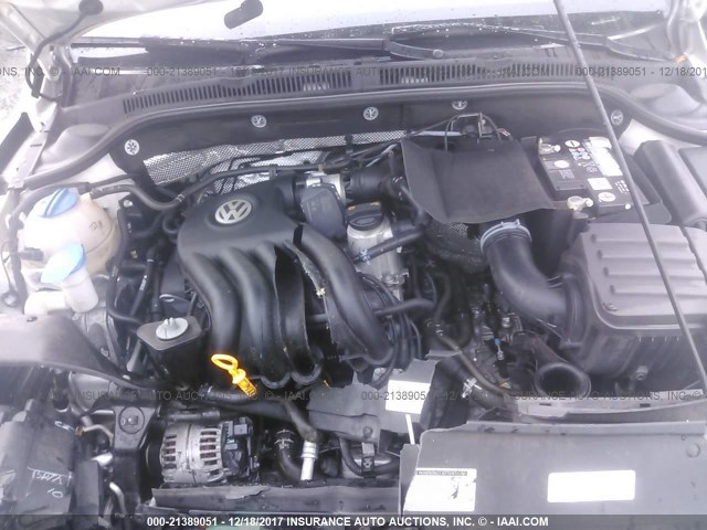 3VW2K7AJ0DM266864 - 2013 VOLKSWAGEN JETTA S 白色 照片 10