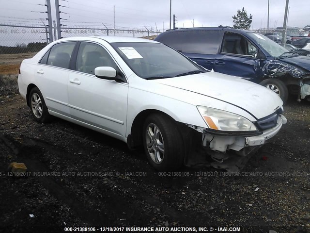 1HGCM56336A113624 - 2006 HONDA ACCORD SE WHITE photo 1