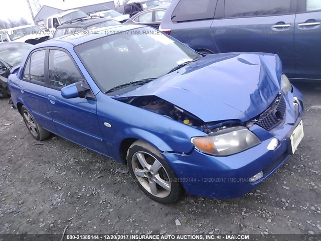 JM1BJ226631172437 - 2003 MAZDA PROTEGE DX/LX/ES BLUE photo 1