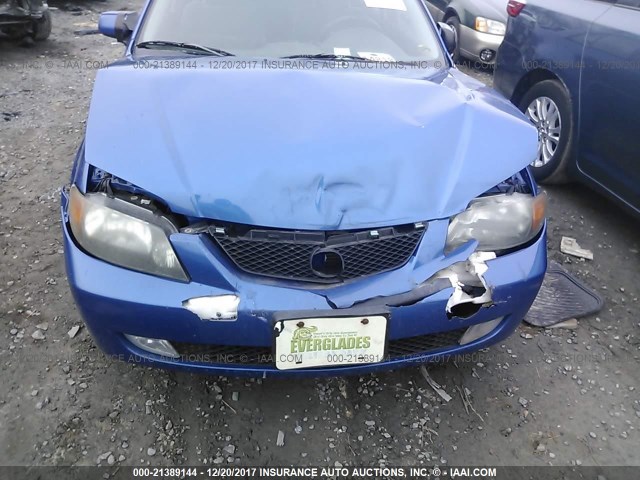 JM1BJ226631172437 - 2003 MAZDA PROTEGE DX/LX/ES BLUE photo 6