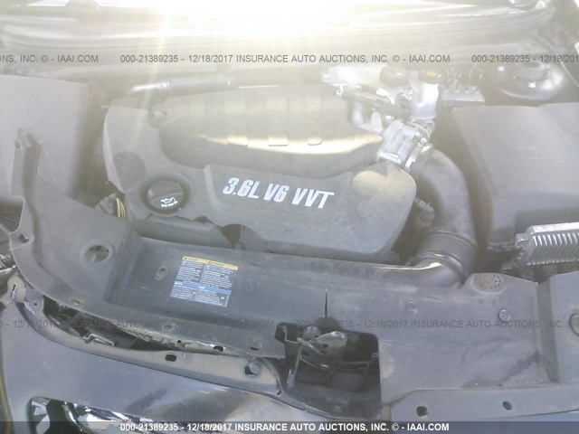 1G1ZE5E73A4123421 - 2010 CHEVROLET MALIBU LTZ 黑色 照片 10
