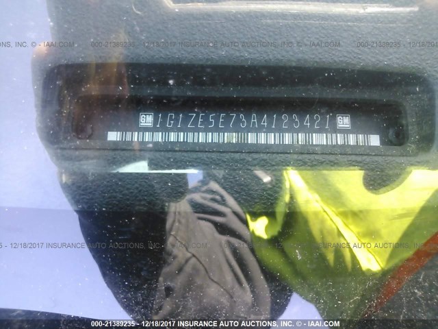 1G1ZE5E73A4123421 - 2010 CHEVROLET MALIBU LTZ 黑色 照片 9