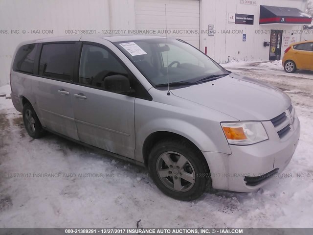 2D4RN4DE1AR352407 - 2010 DODGE GRAND CARAVAN SE SILVER photo 1