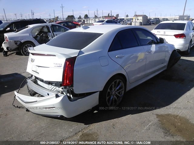 1G6AN5SY2G0100071 - 2016 CADILLAC ATS-V WHITE photo 4