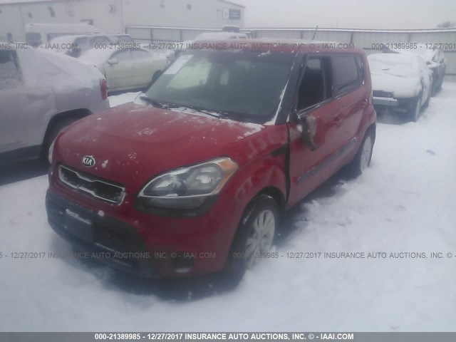 KNDJT2A69D7604332 - 2013 KIA SOUL +/!/SPORT RED photo 2