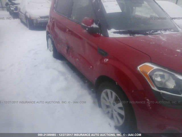 KNDJT2A69D7604332 - 2013 KIA SOUL +/!/SPORT RED photo 6