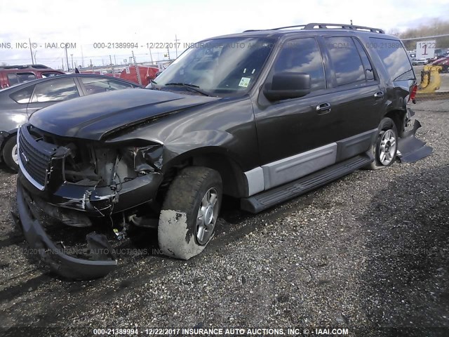 1FMPU155X5LA55926 - 2005 FORD EXPEDITION XLT ნაცრისფერი ფოტო 2