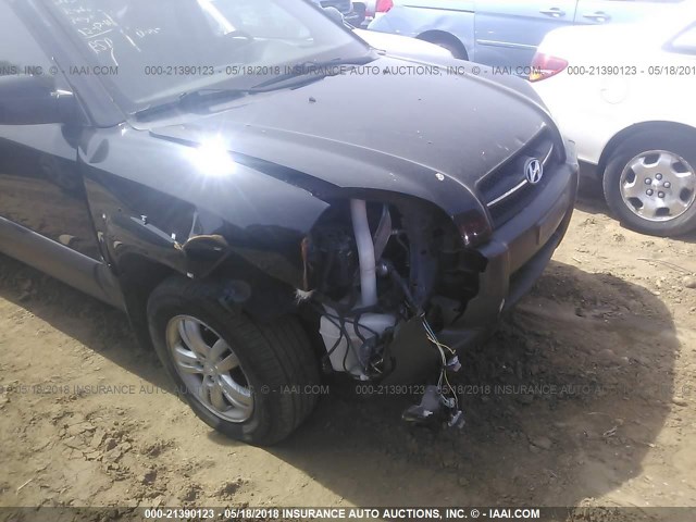 KM8JN72D87U618759 - 2007 HYUNDAI TUCSON SE/LIMITED BLACK photo 6