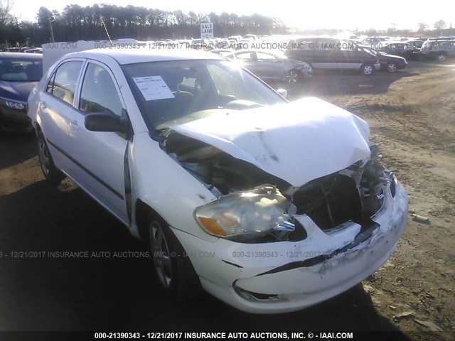 JTDBR32E960069657 - 2006 TOYOTA COROLLA CE/LE WHITE photo 1