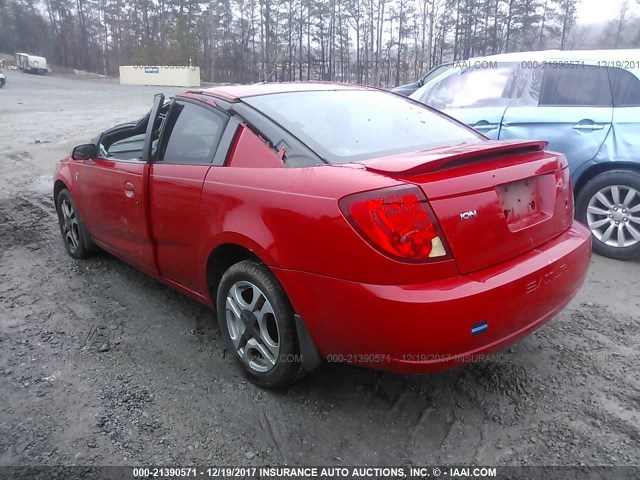 1G8AW12F14Z193068 - 2004 SATURN ION LEVEL 3 RED photo 3