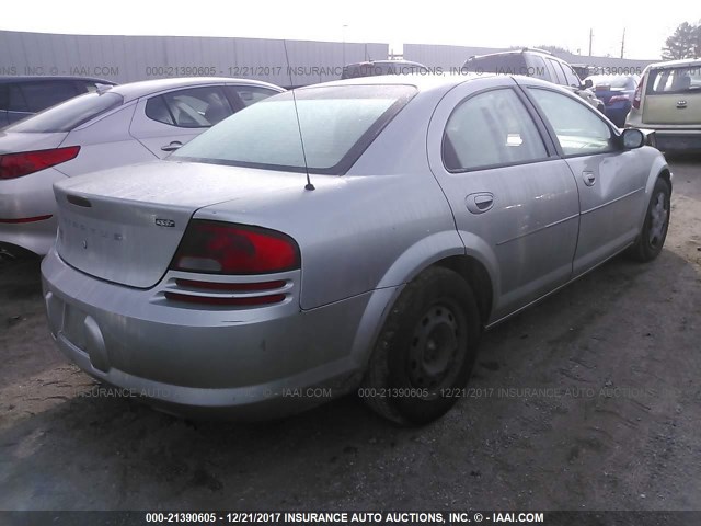 1B3AL46T26N220483 - 2006 DODGE STRATUS SXT GRAY photo 4