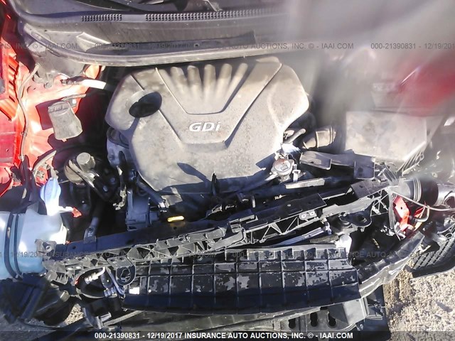KNADM4A39F6526135 - 2015 KIA RIO LX Կարմիր լուսանկար 10