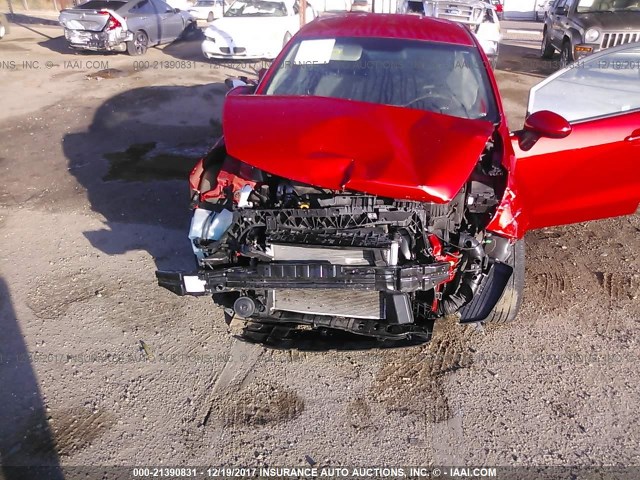KNADM4A39F6526135 - 2015 KIA RIO LX Կարմիր լուսանկար 6