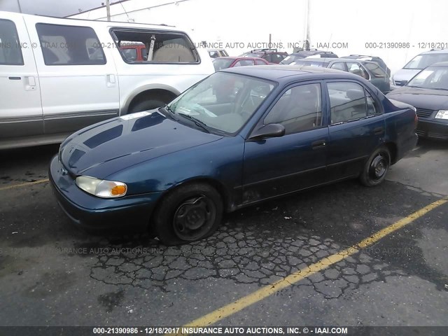 1Y1SK5288YZ424628 - 2000 CHEVROLET GEO PRIZM LSI 蓝色 照片 2