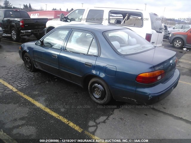 1Y1SK5288YZ424628 - 2000 CHEVROLET GEO PRIZM LSI 蓝色 照片 3