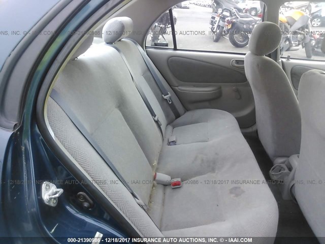 1Y1SK5288YZ424628 - 2000 CHEVROLET GEO PRIZM LSI 蓝色 照片 8