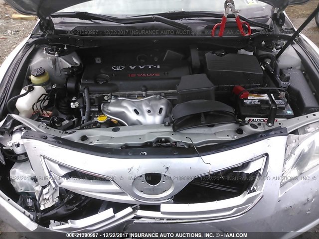 4T1BE46KX7U535149 - 2007 TOYOTA CAMRY NEW GENERAT CE/LE/XLE/SE SILVER photo 10