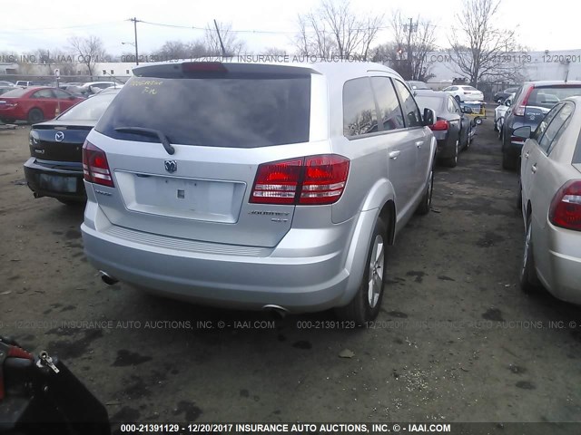 3D4GG57V09T542405 - 2009 DODGE JOURNEY SXT GRAY photo 4