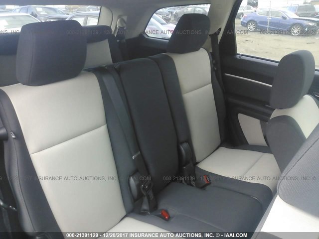 3D4GG57V09T542405 - 2009 DODGE JOURNEY SXT GRAY photo 8