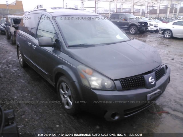 5N1BV28U77N141198 - 2007 NISSAN QUEST S/SE/SL GRAY photo 1