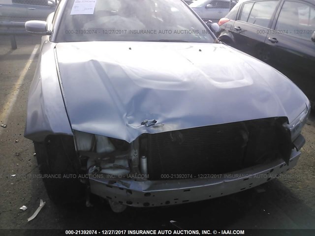 2C3CDXBG4EH314410 - 2014 DODGE CHARGER SE SILVER photo 6