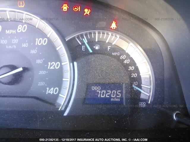 4T1BF1FK5DU672913 - 2013 TOYOTA CAMRY L/SE/LE/XLE BLACK photo 7