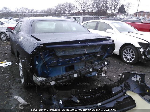 2C3CDZAG8GH245737 - 2016 DODGE CHALLENGER SXT BLUE photo 6