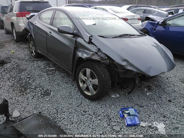 5NPDH4AEXDH275945 - 2013 HYUNDAI ELANTRA GLS/LIMITED GRAY photo 1