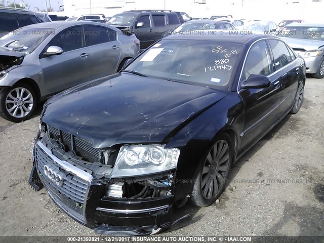 WAUML44E56N013079 - 2006 AUDI A8 L QUATTRO BLACK photo 2