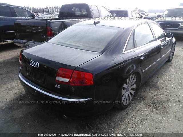 WAUML44E56N013079 - 2006 AUDI A8 L QUATTRO BLACK photo 4