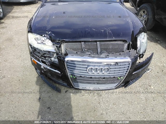 WAUML44E56N013079 - 2006 AUDI A8 L QUATTRO BLACK photo 6