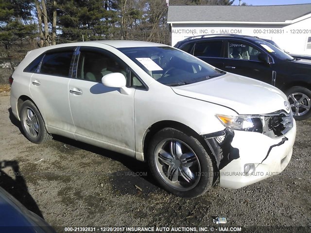 4T3ZE11A79U018879 - 2009 TOYOTA VENZA WHITE photo 1