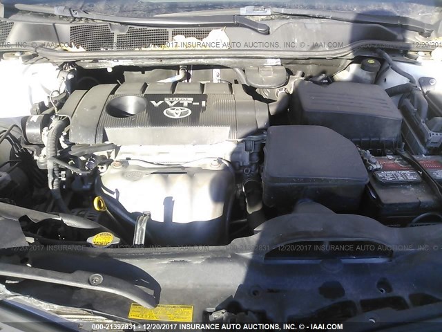 4T3ZE11A79U018879 - 2009 TOYOTA VENZA WHITE photo 10