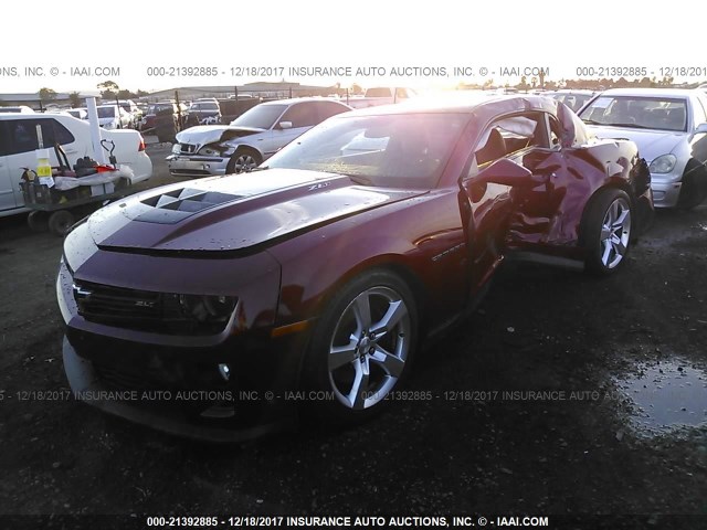 2G1FL1EP1D9804583 - 2013 CHEVROLET CAMARO ZL1 红色 照片 2