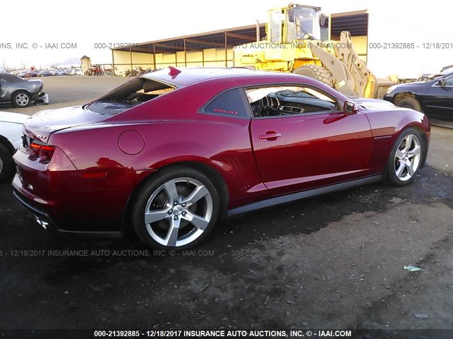 2G1FL1EP1D9804583 - 2013 CHEVROLET CAMARO ZL1 RED photo 4