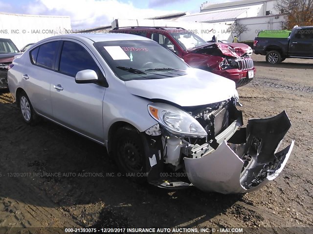 3N1CN7APXEL834213 - 2014 NISSAN VERSA S/S PLUS/SV/SL SILVER photo 1