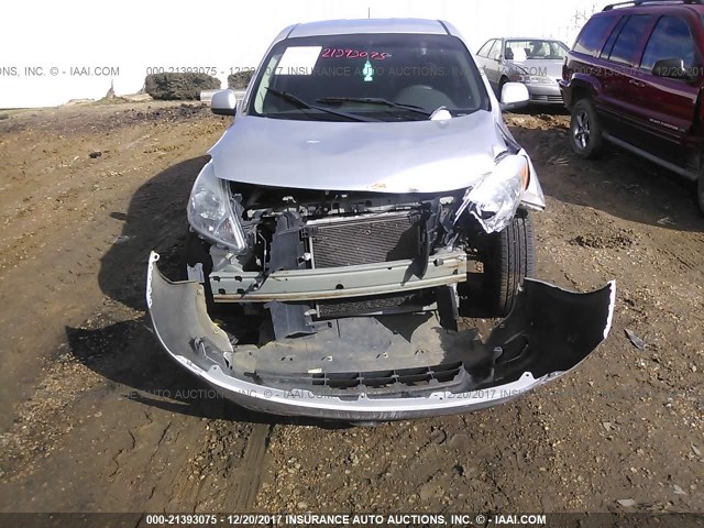 3N1CN7APXEL834213 - 2014 NISSAN VERSA S/S PLUS/SV/SL SILVER photo 6