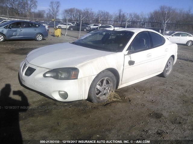 2G2WS522141336643 - 2004 PONTIAC GRAND PRIX GT2 WHITE photo 2