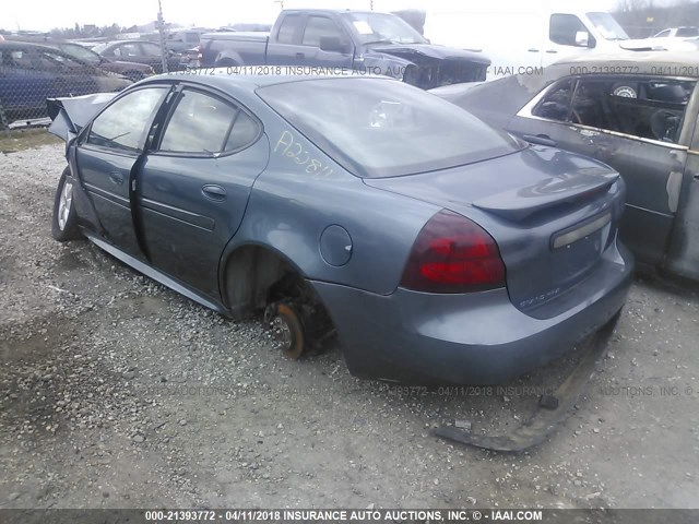 2G2WP552461227335 - 2006 PONTIAC GRAND PRIX BLUE photo 3