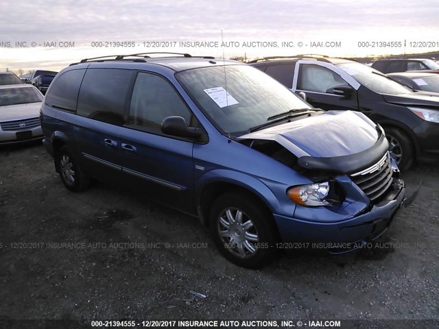 2A8GP54L87R176444 - 2007 CHRYSLER TOWN & COUNTRY TOURING BLUE photo 1