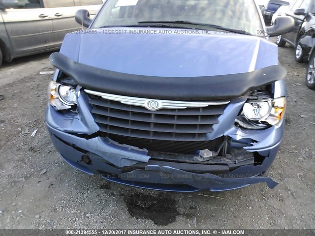 2A8GP54L87R176444 - 2007 CHRYSLER TOWN & COUNTRY TOURING BLUE photo 6