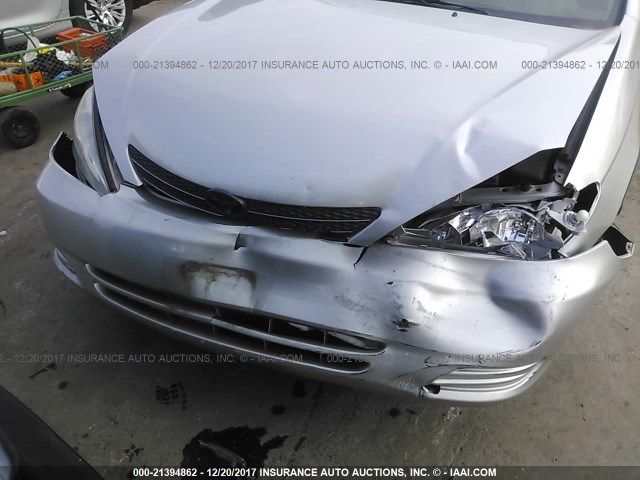 4T1BE30K33U783871 - 2003 TOYOTA CAMRY LE/XLE/SE ვერცხლისფერი ფოტო 6