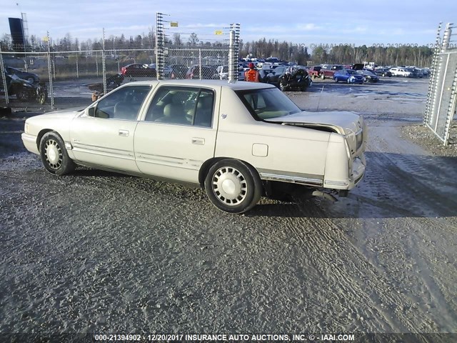 1G6KD52Y6VU212823 - 1997 CADILLAC DEVILLE CREAM photo 3