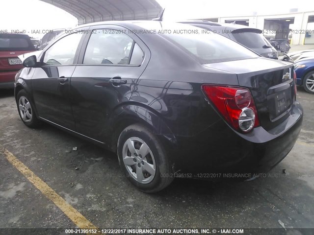 1G1JA5SH2E4153053 - 2014 CHEVROLET SONIC LS 黑色 照片 3